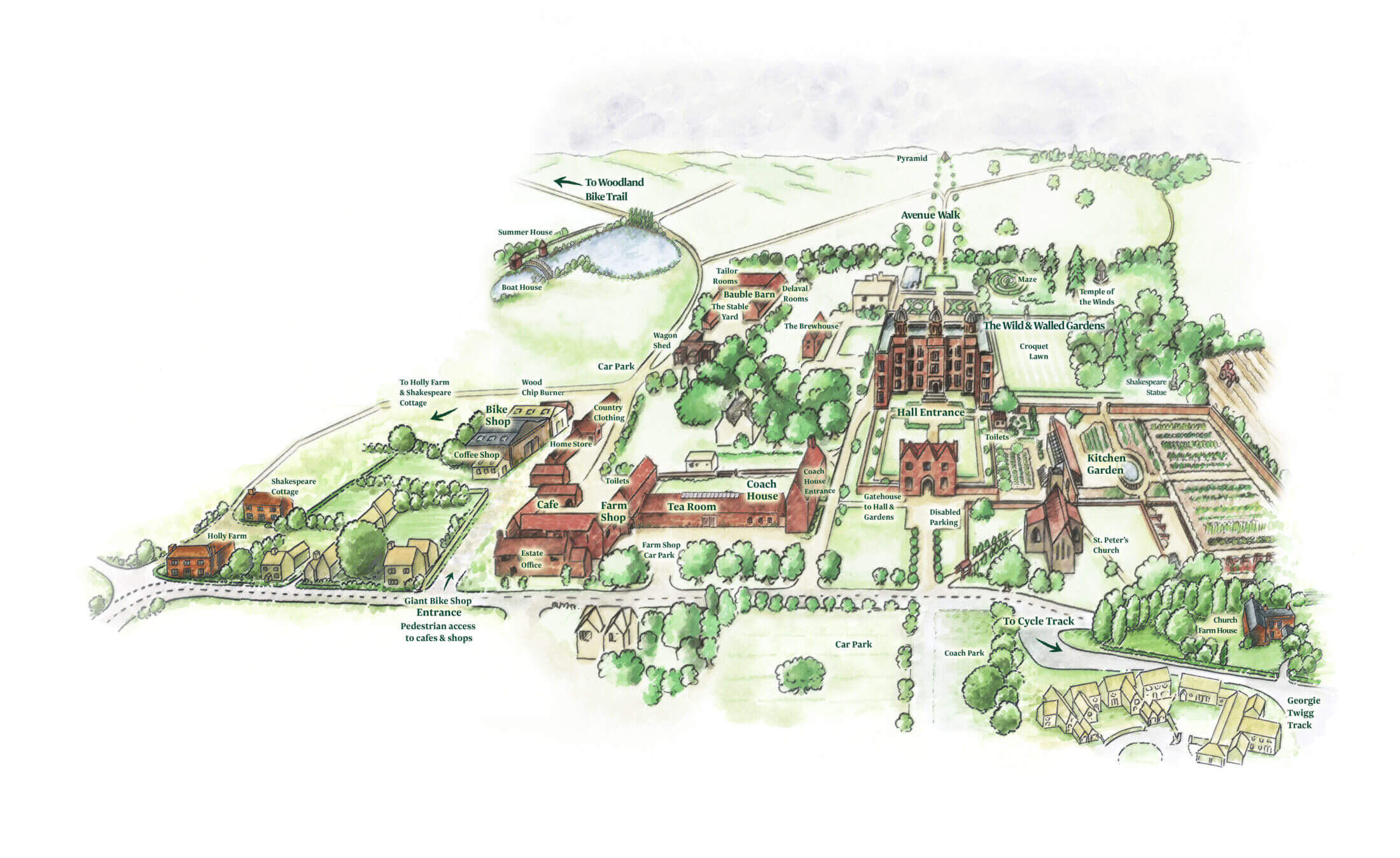 Map of Doddington Hall